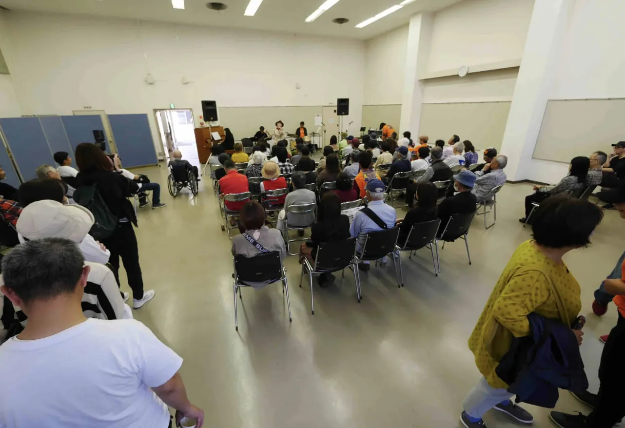 イベントハウス内ステージの様子